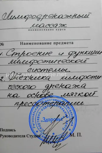 Массажистка Полина - Фото 1 №2164